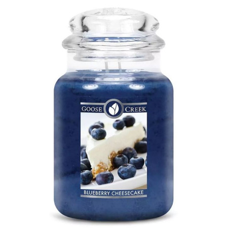 Bougie parfumée GOOSE CREEK grande jarre BLUEBERRY CHEESECAKE 