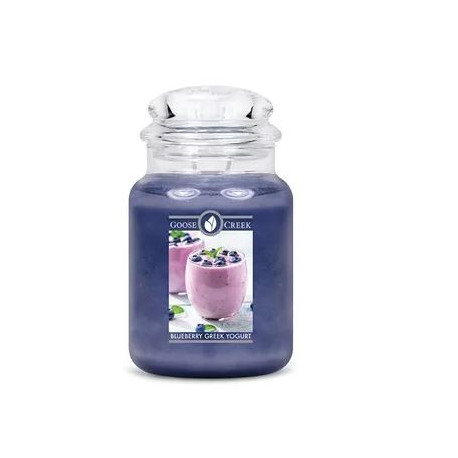 Bougie parfumée GOOSE CREEK grande jarre BLUEBERRY GREEK YOGURT