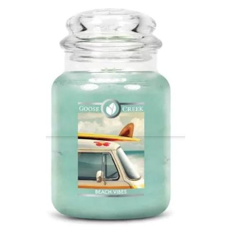 Bougie parfumée GOOSE CREEK grande jarre BEACH VIBES