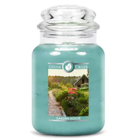 Bougie parfumée GOOSE CREEK grande jarre GARDEN HOUSE 