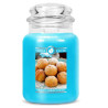 Bougie parfumée GOOSE CREEK grande jarre PEACH COBBLER DONUT 