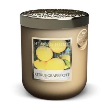 Bougie parfumée PAMPLEMOUSSE & AGRUMES Heart and Home