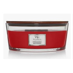 Bougie parfumée Ellipse Woodwick BAIES POURPRES