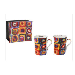 COFFRET de 2 MUGS 300ML KANDINSKY