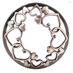 ILLUMA-LID COEUR ARGENTÉ