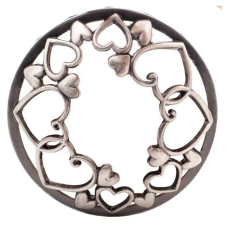 ILLUMA-LID COEUR ARGENTÉ