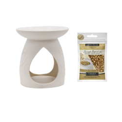 BRULEUR ET SACHET PARFUMÉ GINGEMBRE ET A