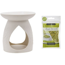 BRULEUR ET SACHET PARFUMÉ CITRONNELLE ET