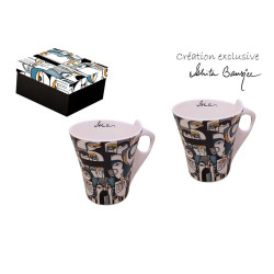 ENSEMBLE de 2 MUGS 300 ML ISHITA BANERJEE