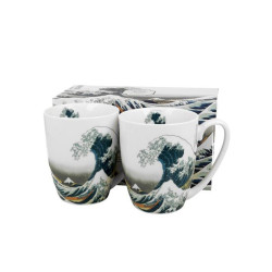COFFRET de 2 MUGS 360ML HOKUSAI