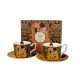 SET DE 2 TASSES EXPRESSO 100ML GUSTAV  KLIMT