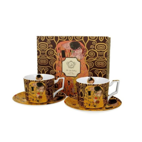 SET DE 2 TASSES EXPRESSO 100ML GUSTAV  KLIMT