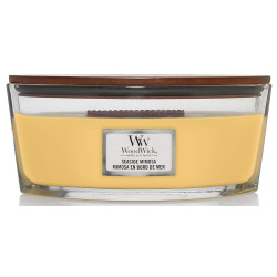 Bougie parfumée Ellipse Woodwick MIMOSA EN BORD DE MER