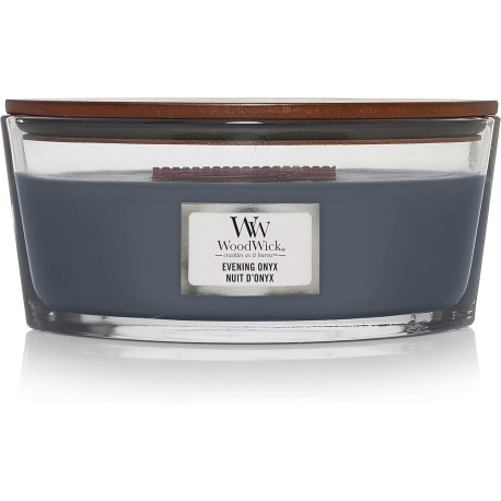 Bougie parfumée Ellipse Woodwick NUIT D'ONIX