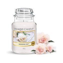 Bougie parfumée grande jarre Yankee Candle JOUR DE NOCES