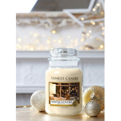 Bougie parfumée grande jarre Yankee Candle MERVEILLE D'HIVER