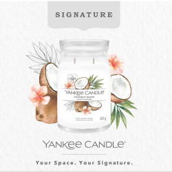 Bougie parfumée grande jarre Signature Yankee Candle PLAGE DE COCOTIERS