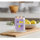 Bougie parfumée grande jarre Signature Yankee Candle CITRON LAVANDE