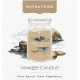 Bougie parfumée grande jarre Signature Yankee Candle AMBRE ET BOIS DE SANTAL