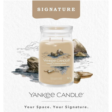 AMBRE ET BOIS DE SANTAL-Yankee Candle