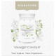 Bougie parfumée grande jarre Signature Yankee Candle GARDENIA BLANC