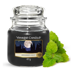 Bougie parfumée moyenne jarre Yankee Candle NUIT D'ÉTÉ