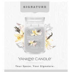 Bougie VANILLE FUMÉE ET CACHEMIRE-Yankee Candle-