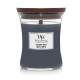 Bougie parfumée moyenne jarre Woodwick NUIT D'ONIX