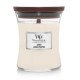 Bougie parfumée moyenne jarre Woodwick LINGE PROPRE