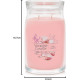 Bougie parfumée grande jarre Signature Yankee Candle SABLES ROSES