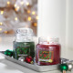 Bougie parfumée moyenne jarre Yankee Candle COURONNE DE POMMES ROUGES