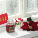 Bougie parfumée moyenne jarre Yankee Candle COURONNE DE POMMES ROUGES