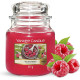 Bougie parfumée moyenne jarre Yankee Candle FRAMBOISE ROUGE