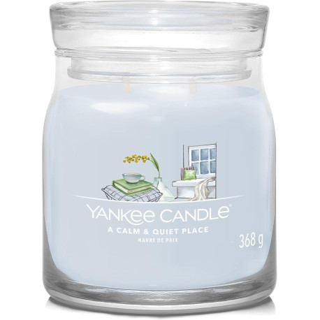 Bougie parfumée moyenne jarre Signature Yankee Candle HAVRE DE PAIX