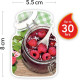 Bougie parfumée petite jarre Yankee Candle FRAMBOISE ROUGE