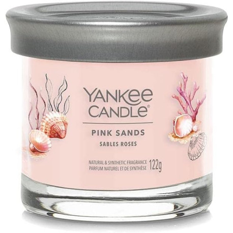 Bougie parfumée petite jarre Yankee Candle SABLES ROSES