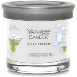 Bougie parfumée petite jarre Yankee Candle CLEAN COTTON