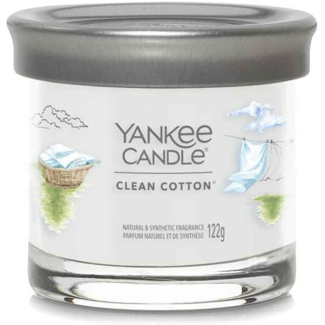 Bougie parfumée petite jarre Yankee Candle CLEAN COTTON