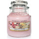 Bougie parfumée petite jarre Yankee Candle ROSES FRAICHEMENT COUPÉES