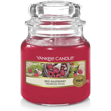 Bougie parfumée petite jarre Yankee Candle FRAMBOISE ROUGE