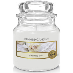 Bougie parfumée petite jarre Yankee Candle JOUR DE NOCES