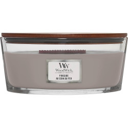 Bougie parfumée AU COIN DU FEU-Woodwick