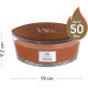 Bougie parfumée Ellipse Woodwick GELATO PIMENT