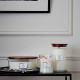 Bougie parfumée Ellipse Woodwick TEAK BLANC