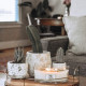 Bougie parfumée Ellipse Woodwick TEAK BLANC