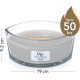 Bougie parfumée Ellipse Woodwick AU COIN DU FEU