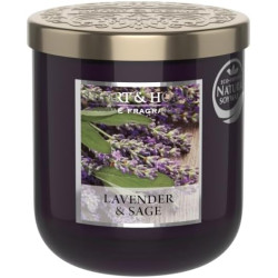 Bougie parfumée LAVANDE ET SAUGE Heart and Home