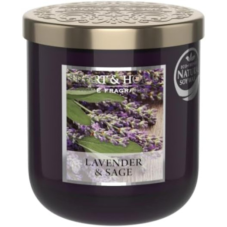 Bougie parfumée LAVANDE ET SAUGE Heart and Home