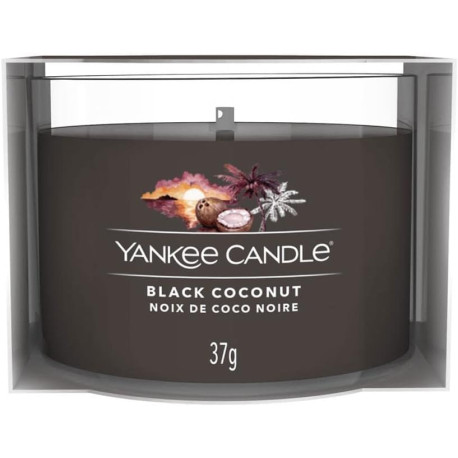 Bougie parfumée votive Yankee Candle NOIX DE COCO NOIRE