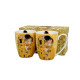 SET 2 MUGS THE KISS ÉCRU KLIMT